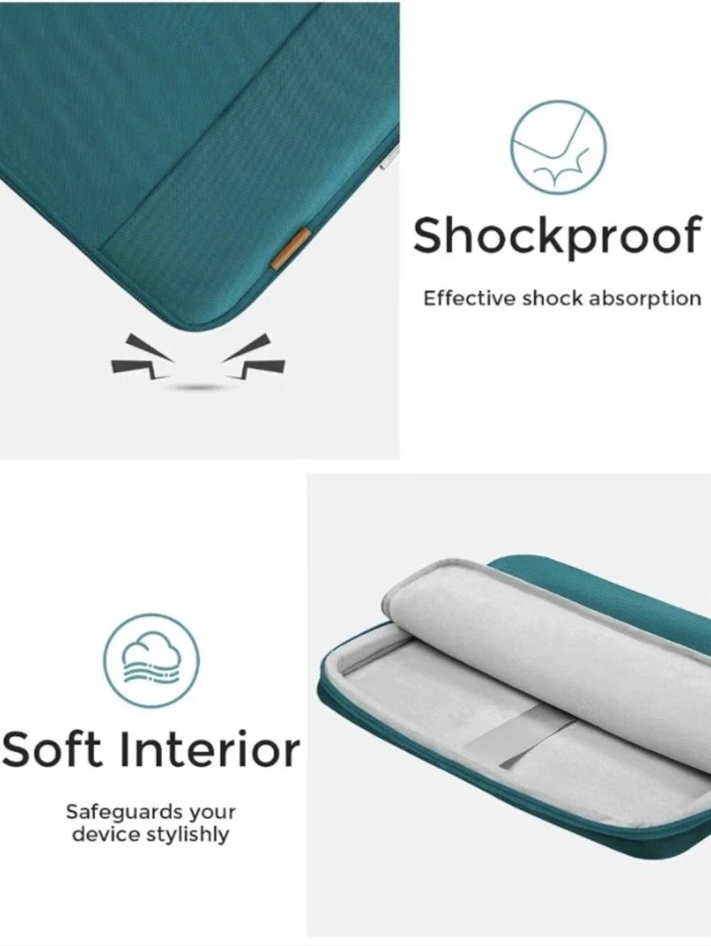 Domiso 17.3 inch Laptop Sleeve w/Accessories Bag